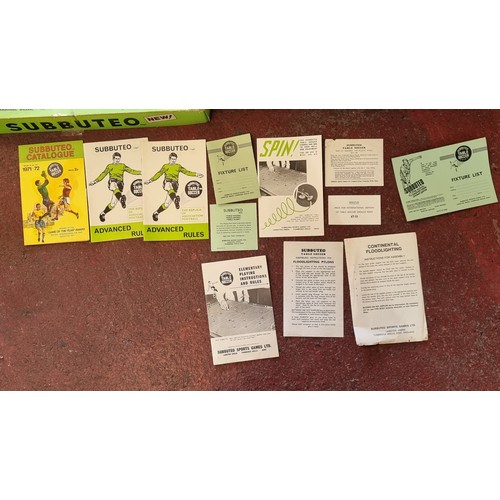 766 - Star Lot : A wonderful 1970 World Cup Edition Subbuteo table soccer kit including plenty of ephemera... 