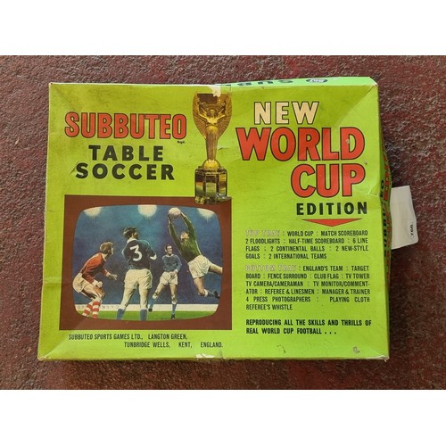 766 - Star Lot : A wonderful 1970 World Cup Edition Subbuteo table soccer kit including plenty of ephemera... 