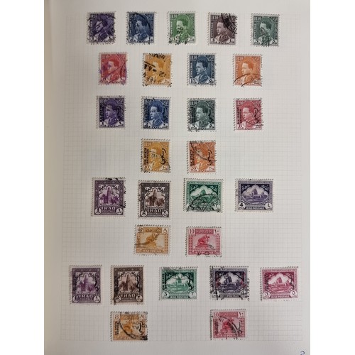 150 - A good Collection of world Stamps in a red alum including early commonwealth examples and lots of mi... 