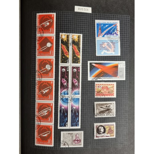 155 - A good large world Stamp album with approx 100 pages of Stamps from the 1890s-1970s including a supe... 