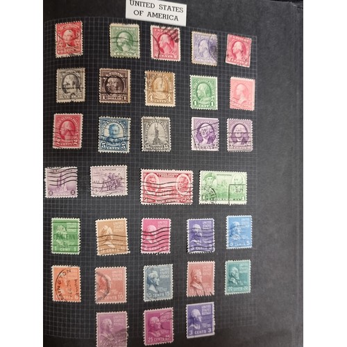 155 - A good large world Stamp album with approx 100 pages of Stamps from the 1890s-1970s including a supe... 