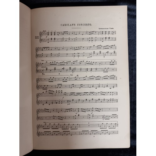 181 - An antique copy of ''Moore's Irish Melodies'' published in 1859. Edited by J.W. Glover and printed b... 