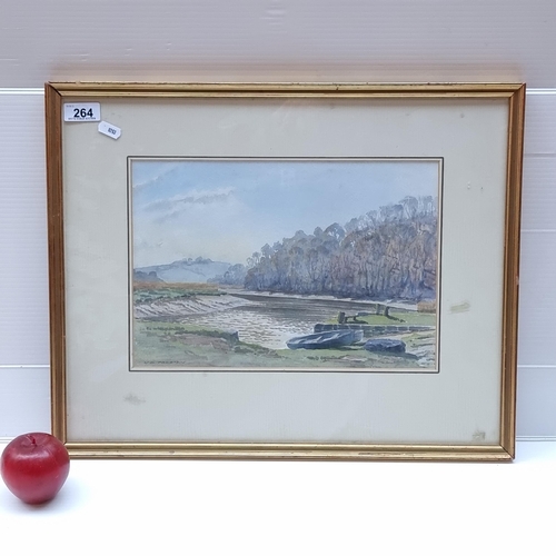 264 - An original water colour on paper by artist Norman O. Preston entitled 