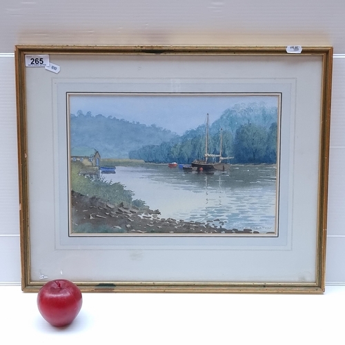 265 - A lovely original water colour on paper by artist Norman O. Preston entitled 