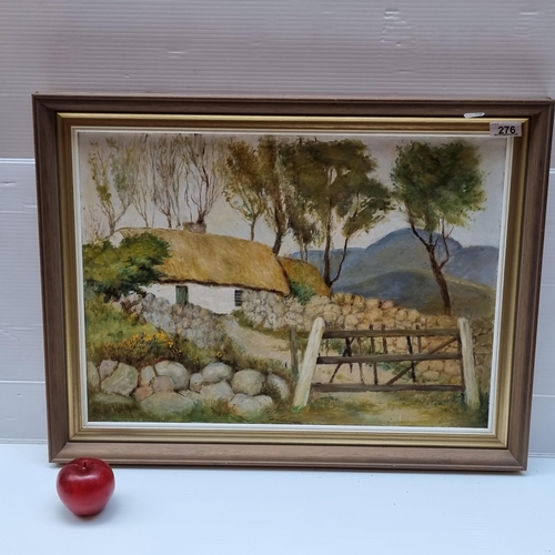 276 - A lovely original oil on canvas board painting by the artist David Bond Walker (1891-1977) depicting... 