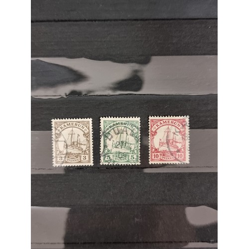 107 - A high quality stamp album, containing a large quantity of Edwardian era postage stamps from a wide ... 