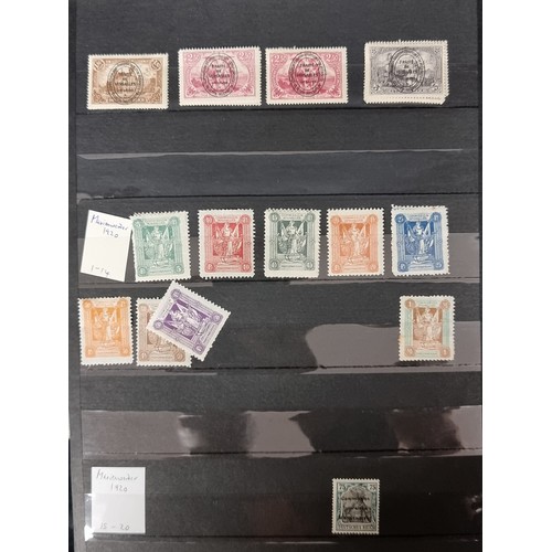 107 - A high quality stamp album, containing a large quantity of Edwardian era postage stamps from a wide ... 