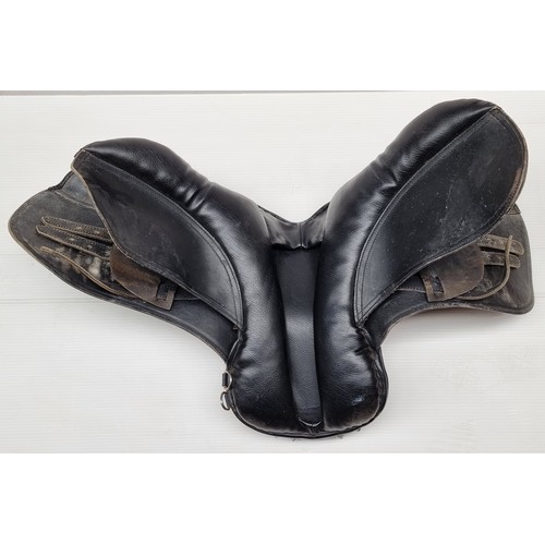 292 - Two very good quality  genuine leather high quality horse saddles. Includes bridle, with cushioned b... 