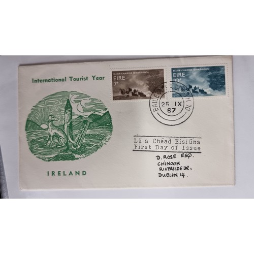 174 - A stamp album containing approximately fifty premium Irish first day covers. Mainly consisting 1980s... 