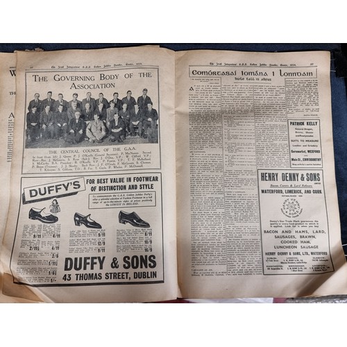 126 - A 1934 retrospective publication regarding The Golden Jubilee of The birth of the GAA, written in bo... 