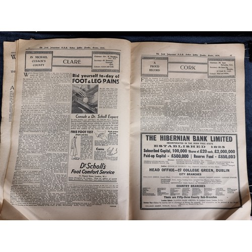 126 - A 1934 retrospective publication regarding The Golden Jubilee of The birth of the GAA, written in bo... 