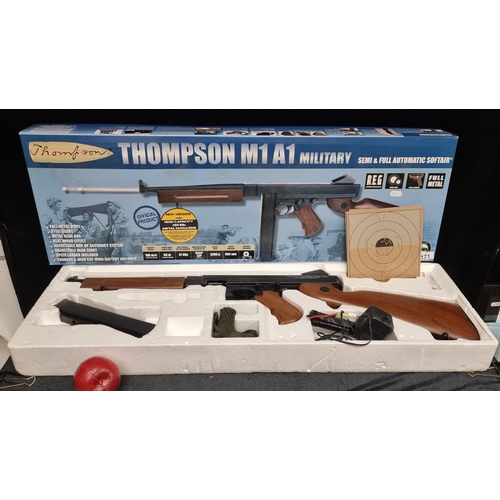 171 - An Airsoft Thompson M1 A1 BB gun, in original box.