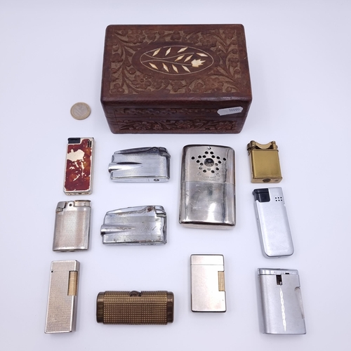 24 - A great collection of 11 vintage lighters, including mainly 