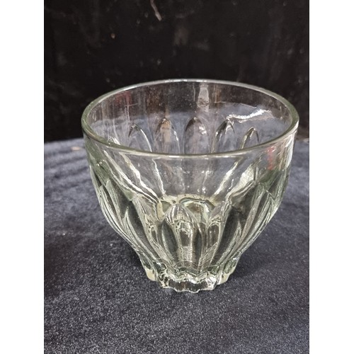 204 - Star Lot : A beautifully elegant Georgian tea caddy with bun feet and mother of pearl inlay to top. ... 