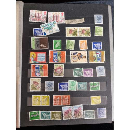 221 - A great hardback stamp album, filled with a huge collection of international stamps.