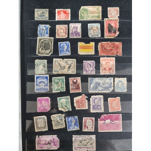 221 - A great hardback stamp album, filled with a huge collection of international stamps.