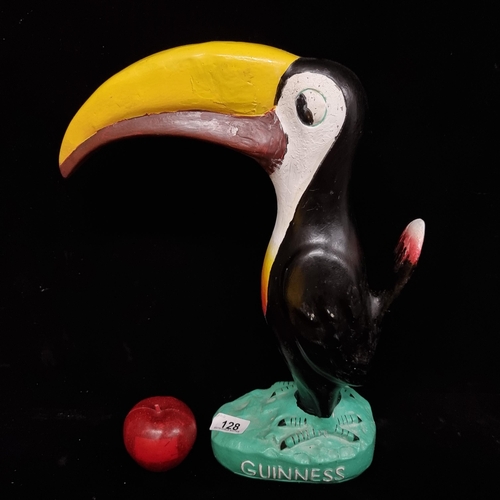 128 - A large Guinness Toucan advertising figure with brightly hand painted finish and Guinness branding. ... 