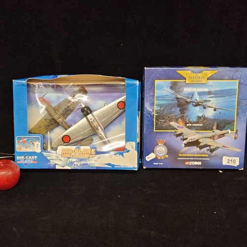 210 - Two aviation model kits, including a Corgi 