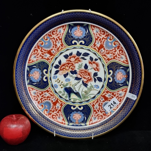 214 - A stunning Arklow pottery plate from the 