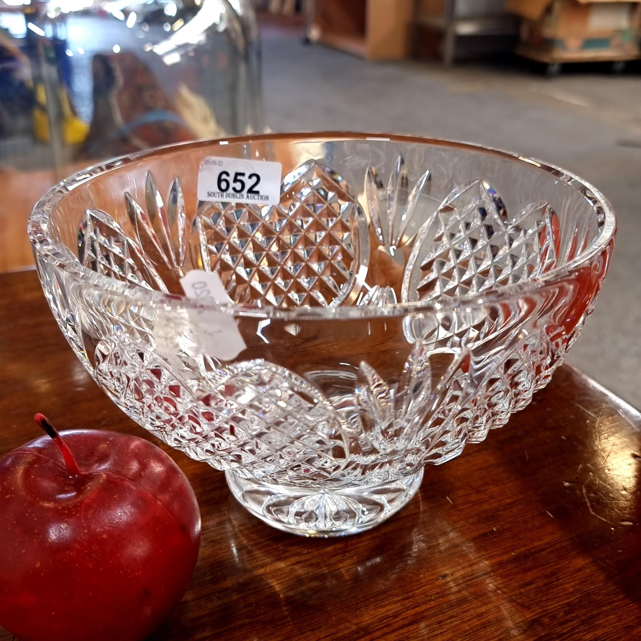 Selling Waterford crystal wedding heirloom bowl