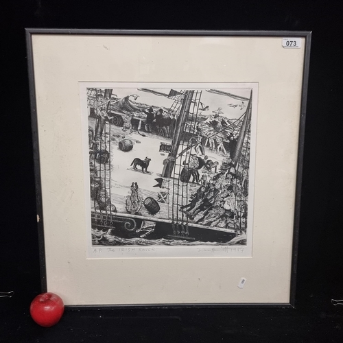 73 - Star Lot: A large original limited edition lithograph print etching (artists proof) titled 