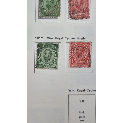 798 - A large shoe box of Stamps in 4 albums. Great dealers lot please see pics and contents page for roug... 