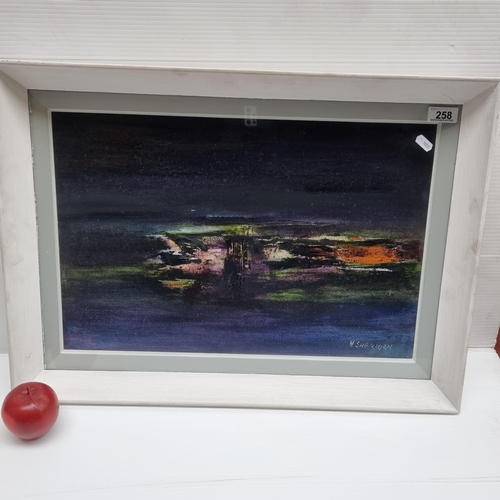 258 - Star lot: A evocative original oil on board painting by the well known Irish artist Noel Sheridan. T... 