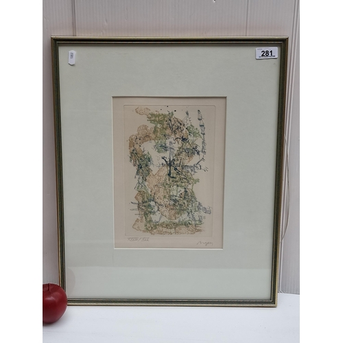 281 - A fabulous original limited edition (36/45) etching and aquatint by the renowned French artist Camil... 