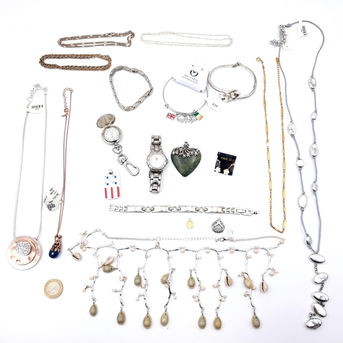 36 - A very large collection of assorted costume jewellery, consisting of eight necklaces, four bracelets... 