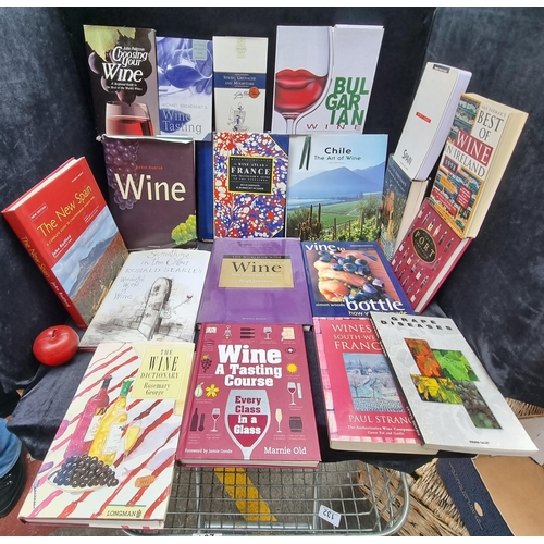 644 - Nineteen books dedicated to wine, of interest to a connoisseur. Includes The Wine Atlas of France an... 