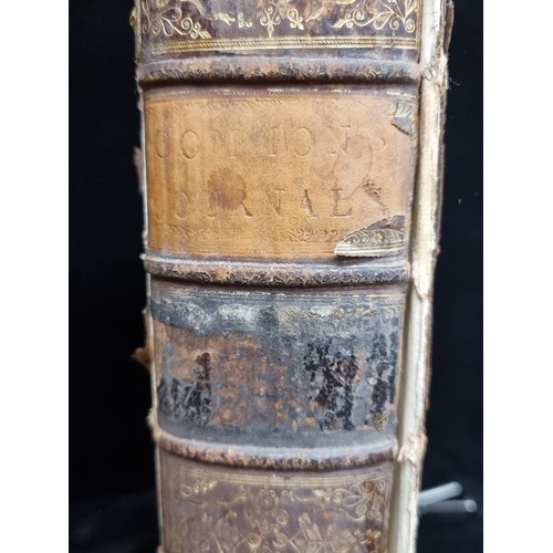 126 - Two fabulous large leather bound antique books including the Index of Journals of the House of Commo... 