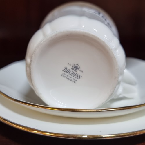 396 - A timeless collection of thirty-eight pieces of Duchess Fine Bone China. A very elegant collection, ... 