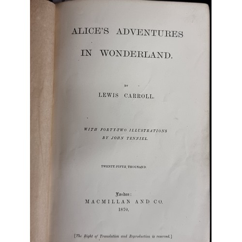 209 - An 1870 hardback book titled 