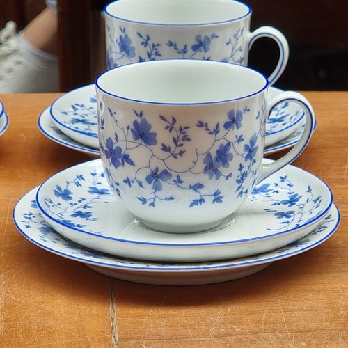 353 - 33 pieces Of lovely Blue and white tea ware by Arzberg, including a large tea pot.