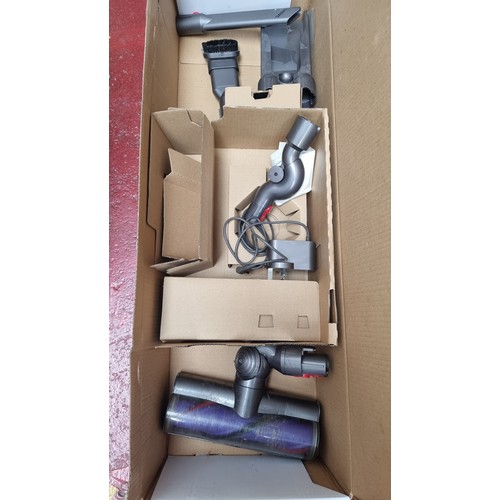 666 - A dyson Cyclone V10 Animal Extra Cord free full size Vacuum with box and attachments. Approx 1 year ... 