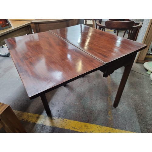 412 - A wonderful 1930s fold over games table gorgeous character to this piece.  From the fabulous house o... 