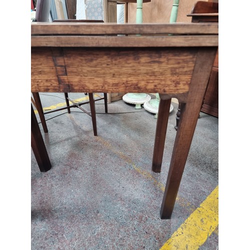 412 - A wonderful 1930s fold over games table gorgeous character to this piece.  From the fabulous house o... 