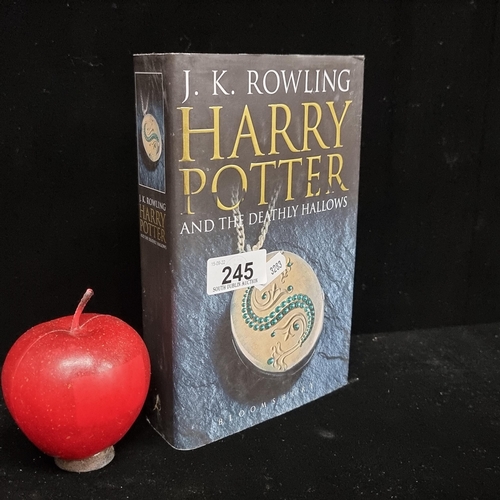 245 - A first edition of 'Harry Potter and the Deathly Hallows' by J.K. Rowling, published by Bloomsbury i... 