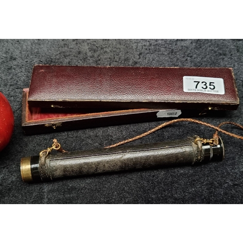 735 - A fabulous early twentieth century example of 'The Tourist's Telescope For Sea and Land'. Retailed b... 