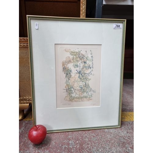 768 - A fabulous original limited edition (36/45) etching and aquatint by the renowned French artist Camil... 