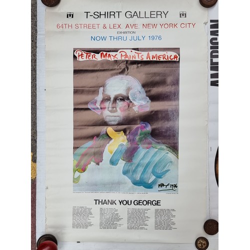 289 - Six 100% original music posters including a 1971 poster for 'Traffic in Concert'; a 1976 Peter Max a... 