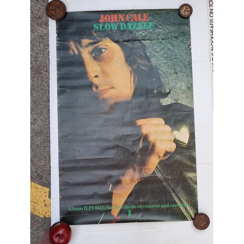 291 - 6 100% original posters including Little Roy and Friends 'packin house'; John Cale Slow Dazzle; Amer... 