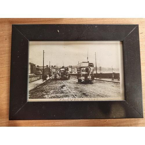 199 - Eleven framed prints of Victorian Dublin including East Wall and Clontarf.