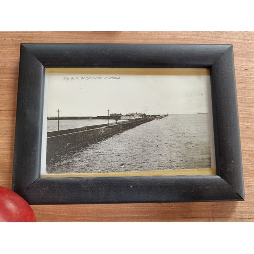 199 - Eleven framed prints of Victorian Dublin including East Wall and Clontarf.