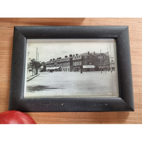 199 - Eleven framed prints of Victorian Dublin including East Wall and Clontarf.