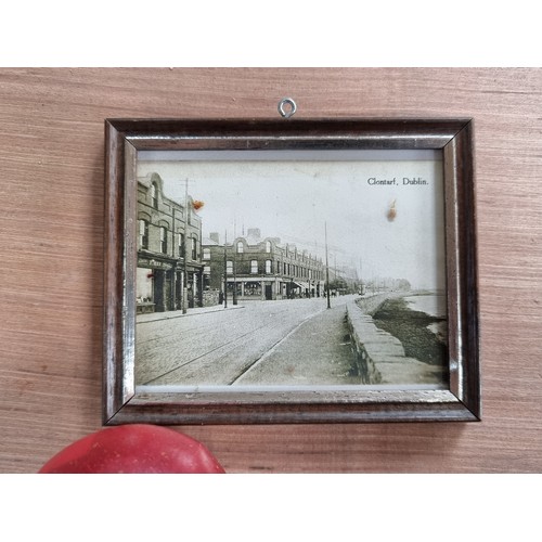 199 - Eleven framed prints of Victorian Dublin including East Wall and Clontarf.