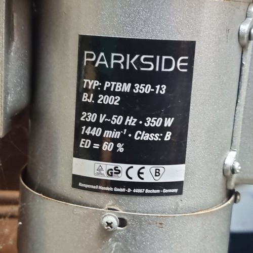 296 - A 350W Parkside bench drill, model PTBM 350-13. 230V. In working order.