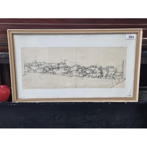 564 - JOSEPH O'CONNOR COLLECTION

An original pencil on paper artwork by Joseph O'Connor. This study featu... 