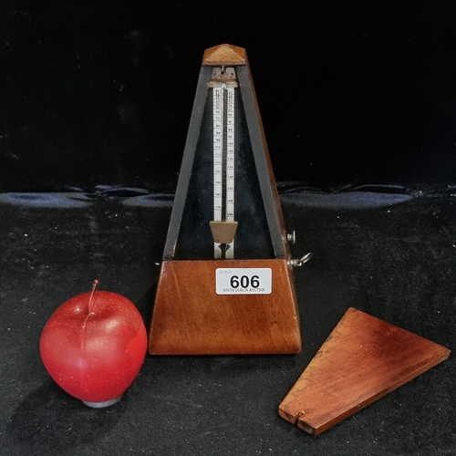 606 - A c.1930s West German Wittner metronome. A lovely example.