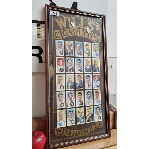 749 - A fabulous collection of twenty-five 1930's Players Cigarette Cards, illustrated with famous British... 